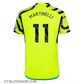 Arsenal Gabriel Martinelli #11 Seconda Maglia 2023-24 Manica Corta